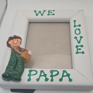 We Love Poppa Picture Frame